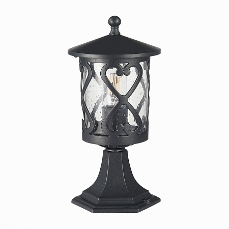 Светильник уличный наземный ST-Luce Черный/Черный, Прозрачный E27 1*60W SL085.405.01 - фото