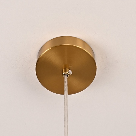 Люстра Rh Utilitaire Disk Triple Pendant Brass Imperiumloft 123646-22 - фото