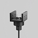 Уличный трековый подвесной светильник Focus led Elasity IP 3000К 8Вт 38° черный - фото