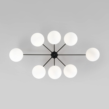 Потолочный светильник Eurosvet 70220/8 черный Smart - фото