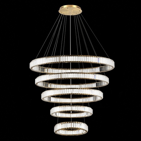 Люстра подвесная ST-Luce Латунь/Прозрачный LED 1*285W 4000K SL1622.313.05 - фото