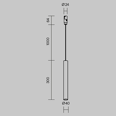 Трековая система Technical гибкая на стену чёрная 150x150x150 TS-Z-150-TR210-1-5W3K-M-B