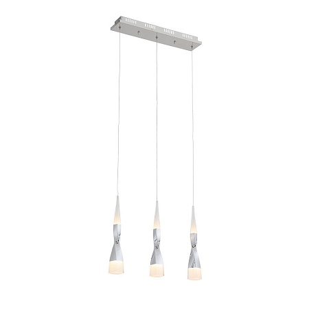 Светильник подвесной ST-Luce Хром/Хром, Белый LED 3*7W 3000K SL405.103.03 - фото