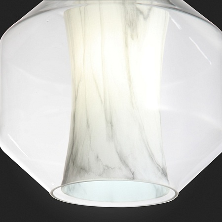 Подвес ST-Luce Черный/Прозрачный, Белый E27 1*40W SL1169.113.01 - фото