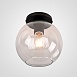 Потолочный Светильник Rh Utilitaire Globe Shade Flushmount Black Imperiumloft 123673-22 - фото