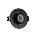 DK3061-BK Встраиваемый светильник, IP 20, 10 Вт, GU5.3, LED, черный/черный, пластик - фото