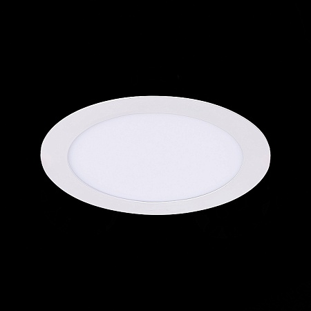 Св-к встр. Белый LED 1*12W 3000K 816Lm Ra80 110° IP20 D170xH8 90-265V ST209.538.12 - фото