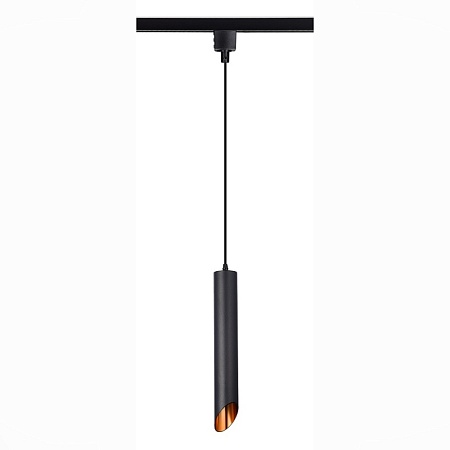 Светильник трековый Черный GU10 1*50W IP20 D60xH400 220V Без ламп ST152.416.01 - фото