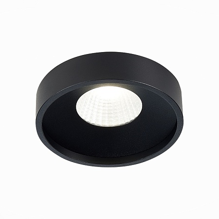 Св-к встр. Черный LED 1*10W 3000K 750Lm Ra>90 38° IP20 D100xH75 170-240V ST751.438.10 - фото