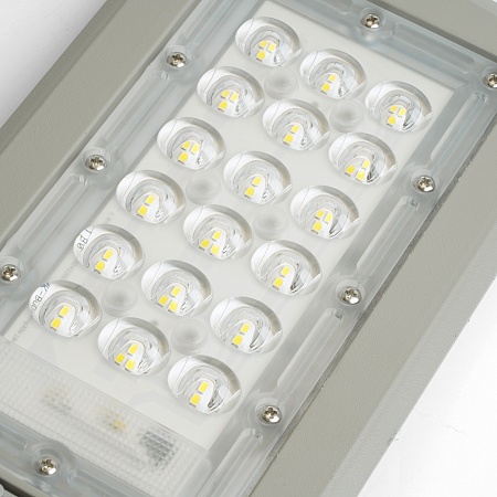 Светодиодный уличный консольный светильник Feron SP3040 50W 5000K 230V, серый - фото