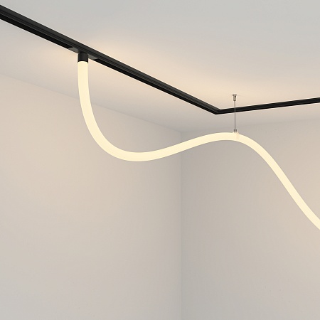 Трековая система Maytoni магнитная накладная чёрная 300x300 TS-L-300-TR101-2-50W3K-B