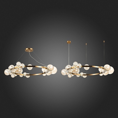 Светильник подвесной ST-Luce Бронза/Коньячный G4 24*5W SL1165.303.24 - фото