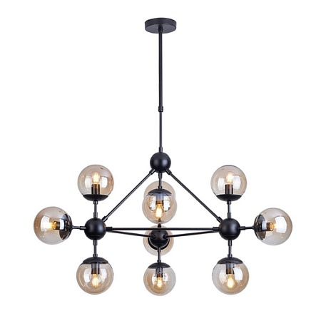 Люстра на штанге Arte Lamp BOLLA A1664SP-10BK - фото