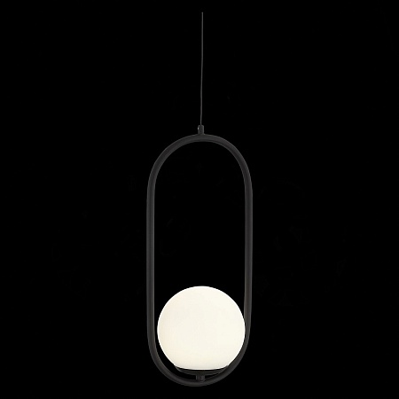 Подвес ST-Luce Черный/Белый LED 1*8W 4000K SL395.403.01 - фото