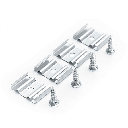 Профиль алюминиевый накладной, гибкий, серебро, CAB264 - фото