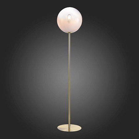 Торшер ST-Luce Золотистый/Прозрачно-белый E27 1*60W SL1190.205.01 - фото