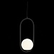 Подвес ST-Luce Черный/Белый LED 1*8W 4000K SL395.403.01 - фото