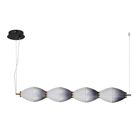 Светильник подвесной ST-Luce Черный/Белый, Дымчатый LED 1*28W 3000K SL6130.403.24 - фото