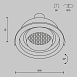 Встраиваемый светильник Technical DL113-GU10-01-RD-W - фото