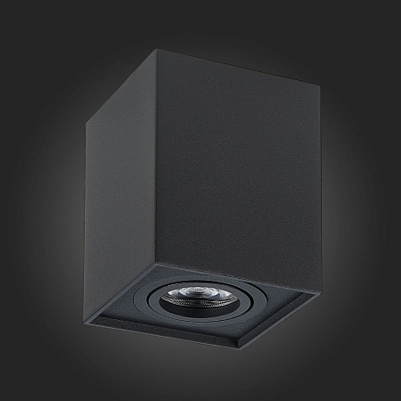 Светильник потолочный Черный GU10 1*50W L100xW100xH123 220V Без ламп ST109.407.01 - фото