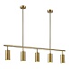 Светильник подвесной ST-Luce Латунь/Латунь GU10 5*5W 4000K SL1206.303.05 - фото