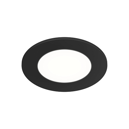 DK3101-BK Встраиваемый влагозащищенный светильник, IP65, до 10 Вт, LED, GU5,3, черный - фото
