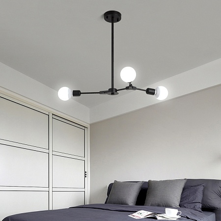 Люстра На Штанге Late D55 Black Imperiumloft 193586-26 - фото