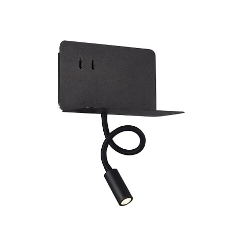 Светильник настенный ST-Luce Черный/Черный LED 2*3W 4000K SL1576.401.02 - фото