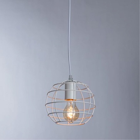 Подвесная люстра ARTE LAMP A1110SP-1WH - фото