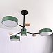 Люстра На Штанге Meade 4 Lamps Green Imperiumloft 207855-26 - фото