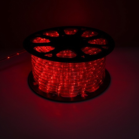 Дюралайт светодиодный Feron LED-R2W 2-х жильный, RGB 1,44Вт/м 24LED/м 50м 230V - фото