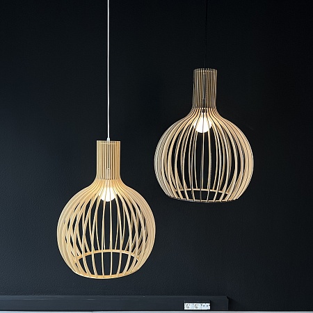 Подвесной Светильник Secto Octo 4240 Lamp Light Wood Imperiumloft 204455-22 - фото