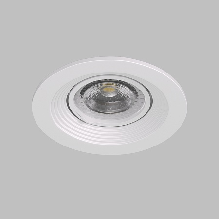 DK3029-WH Встраиваемый светильник, IP 20, 10 Вт, GU5.3, LED, белый, пластик - фото