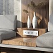 Рамка на 4 поста Senso (белый, стекло soft-touch) W0043101 - фото