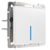 Сенсорный выключатель одноклавишный с подсветкой 1000 Вт белый W4510001