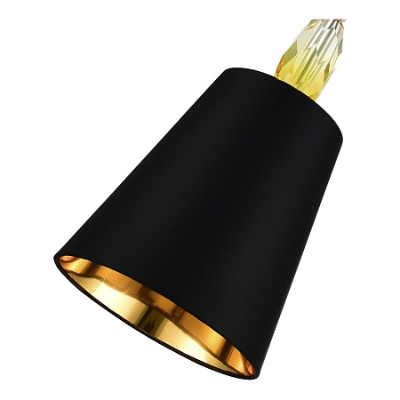 Подвес ST-Luce Латунь/Черный E27 1*40W SL1759.303.01 - фото