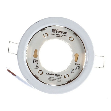 Светильник встраиваемый Feron DL53 потолочный GX53 хром - фото