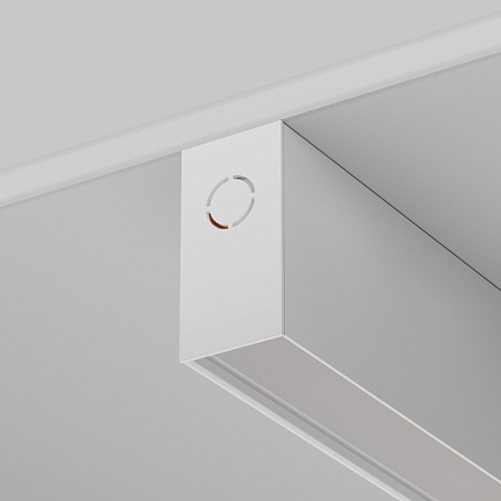 Заглушки к накладному шинопроводу Exility 2шт белый - фото