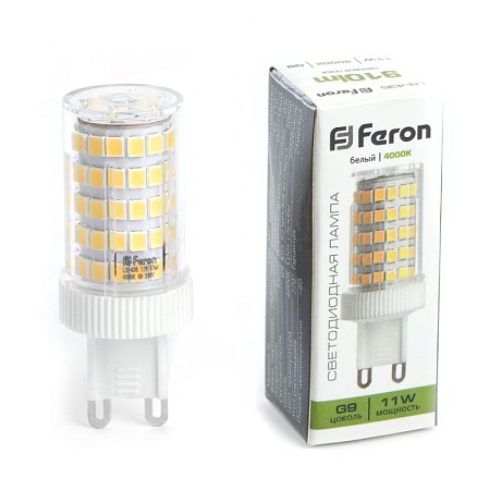 Лампа светодиодная Feron LB-435 G9 11W 175-265V 4000K - фото