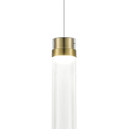 Светильник подвесной ST-Luce Латунь/Прозрачный LED 1*12W 4000K SL6236.303.01 - фото