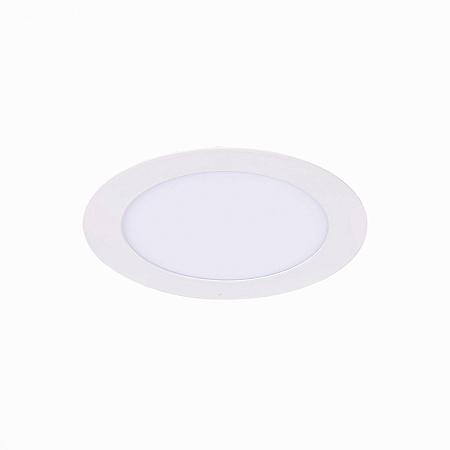 Св-к встр. Белый LED 1*8W 4000K 640Lm Ra80 110° IP20 D120xH30 220-240V ST210.548.08 - фото