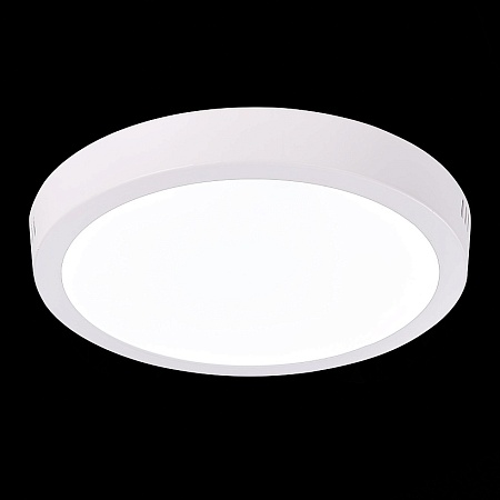 Светильник настенно-потолочный Белый LED 1*18W 3000K 1 225Lm Ra80 120° IP20 D210xH28 90 ST112.532.18 - фото