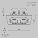 Встраиваемый светильник Technical Hidden DL045-02-10W3K-B - фото