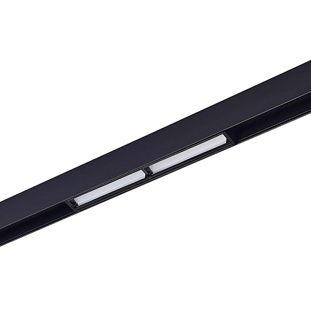 Магнитный трековый светильник Черный LED 1*12W 3000K 700Lm Ra>90 120° IP20 L220xW22xH46 ST804.436.12 - фото