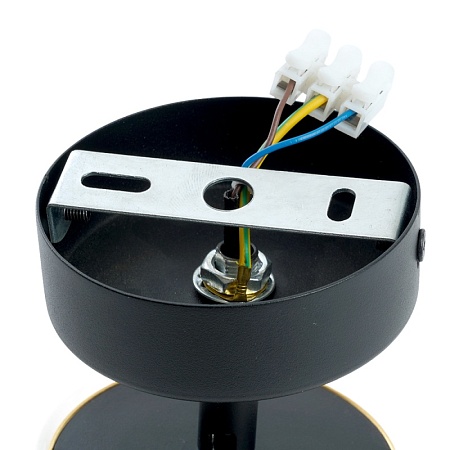 Светильник Feron HL3891 LUMINA настенно-потолочный под лампу GX53, золото, черный - фото