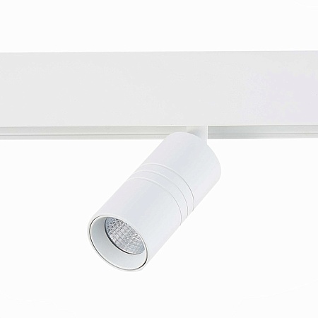 Магнитный трековый светильник белый LED 1*7W 3000K 595Lm Ra>90 36° IP20 L-xW44xH90 48V ST365.536.07 - фото