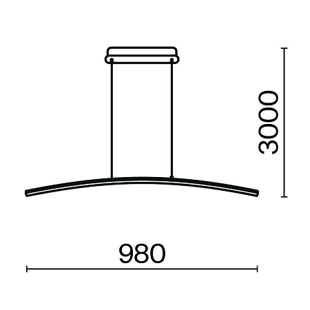 Подвесной светильник Maytoni Curve MOD243PL-L18BSK - фото