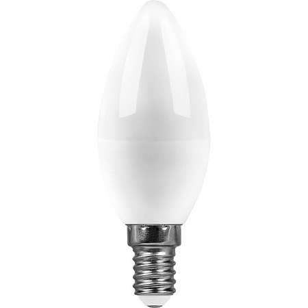 Лампа светодиодная SAFFIT SBC3711 Свеча E14 11W 230V 6400K - фото