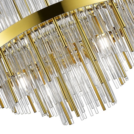 Люстра подвесная ST-Luce Латунь/Прозрачный E14 9*60W SL1634.303.09 - фото