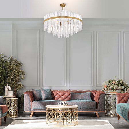 Потолочный светильник Bogate's 368/9 Smart латунь - фото